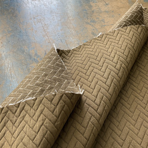 Gotham in Driftwood Brown | Upholstery Fabric | Pre-Quilted | Heavyweight | 54" Wide | By the Yard