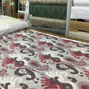 2.25 Yard Piece of Journey Wine By BRAEMORE |Drapery / Upholstery Fabric  By The Yard | 54W |