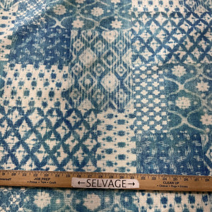 COVINGTON SHIBORI In Color CARIBBEAN Printed home Decor Fabric | By the Yard