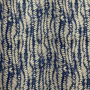 P.KAUFMAN JIRA In Color INDIGO Printed home Decor Fabric | By the Yard