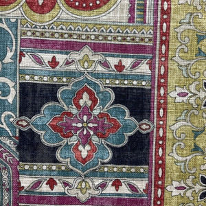COVINGTON HAMADI In Color GEMSTONE Printed home Decor Fabric | By the Yard