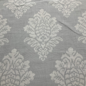 COVINGTON CROYDON In Color PEWTER Printed home Decor Fabric | By the Yard
