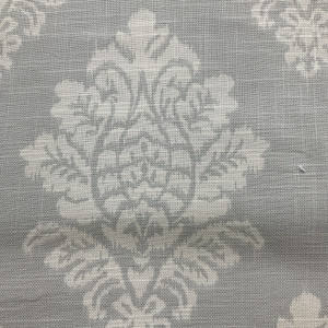 COVINGTON CROYDON In Color PEWTER Printed home Decor Fabric | By the Yard