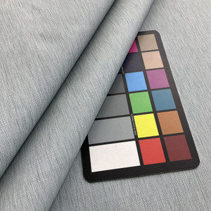 1.75 Yard Piece of Bluff in Scene | Faux Leather Vinyl Upholstery Fabric | Woven Textured in Two Tone Blue | High Performance | 54" Wide | By the Yard