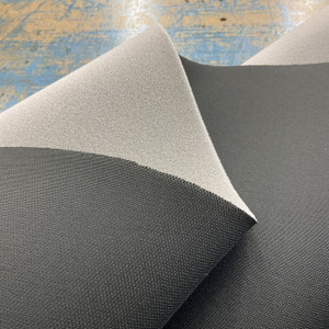 Prism Ebony | Foam-backed Fabric Headliner | Solid Black | 3/16th | 66" Wide | By the Yard
