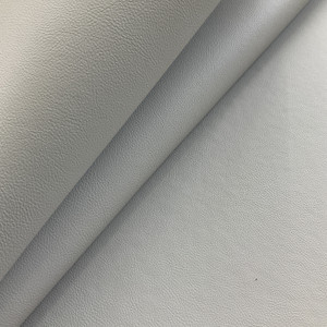 BME Ceramique | Foam-backed VInyl Headliner Fabric | Pale Light Grey Faux Leather | 3/16th | 57" Wide | By the Yard