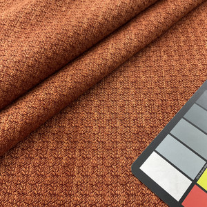Bedford in Spice | Upholstery Fabric | Mottled Design in Dark Orange | 100% Polyester | Heavy Weight | Nassimi brand | 54" Wide | By the Yard