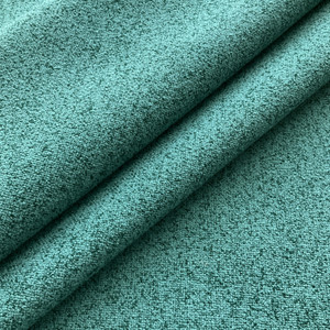 Cortlandt in Capri | Upholstery Fabric | Speckled Two Tone Teal | 100% Polyester | Nassimi Brand | 54" Wide | By the Yard