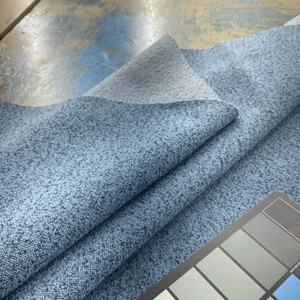 Cortlandt in Carolina Blue | Upholstery Fabric | Speckled Two Tone Blue | 100% Polyester | Nassimi Brand | 54" Wide | By the Yard