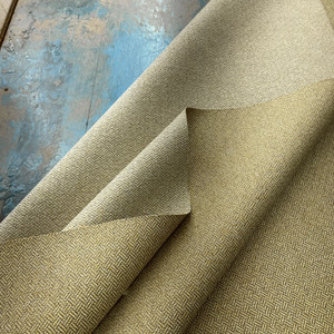 Essex in Harvest | Upholstery Fabric | Parquet Weave | Taupe / Yellow | 100% Polyester | Heavy Weight | Nassimi | 54" Wide | By the Yard
