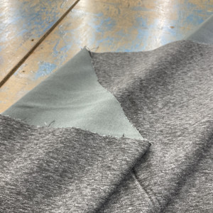 Franklin in Cavern | Upholstery Fabric | Microfiber Twill | Heathered Charcoal Grey | 100% Polyester | Heavy Weight | Nassimi | 54" Wide | By the Yard