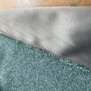 Franklin in Cove | Upholstery Fabric | Microfiber Twill | Heathered Teal | 100% Polyester | Heavy Weight | Nassimi | 54" Wide | By the Yard
