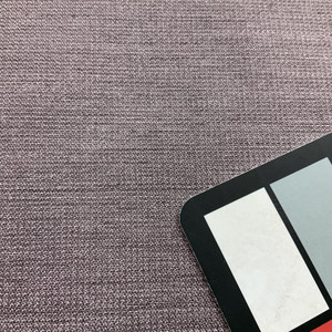 Hester in Anemone | Upholstery Fabric | Striated Grey on Lavender | 100% Polyester | Medium Weight | Nassimi | 54" Wide | By the Yard