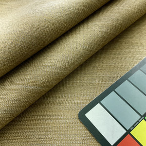 Hester in Beeswax | Upholstery Fabric | Striated Black on Honey and Taupe | 100% Polyester | Medium Weight | Nassimi | 54" Wide | By the Yard