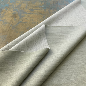 Hester in Hemlock | Upholstery Fabric | Striated Black on Greenish Grey | 100% Polyester | Medium Weight | Nassimi | 54" Wide | By the Yard