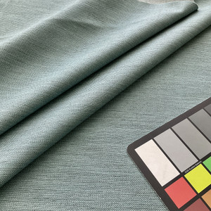 Hester in Surf | Upholstery Fabric | Striated Black on Aqua Blue | 100% Polyester | Medium Weight | Nassimi | 54" Wide | By the Yard