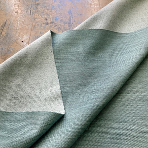 Hester in Surf | Upholstery Fabric | Striated Black on Aqua Blue | 100% Polyester | Medium Weight | Nassimi | 54" Wide | By the Yard