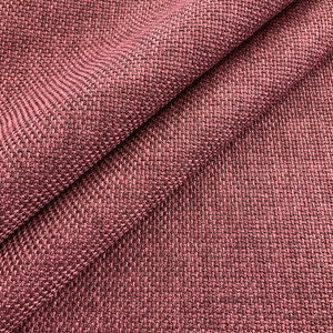 Hudson in Beet | Upholstery Fabric | Basketweave | Burgundy Red | 100% Polyester | Medium Weight | Nassimi | 54" Wide | By the Yard