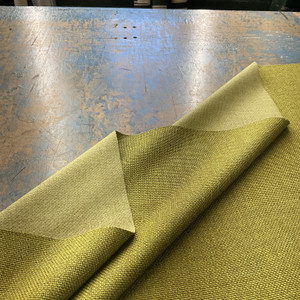 Hudson in Scallion | Upholstery Fabric | Basketweave | Citron Green | 100% Polyester | Medium Weight | Nassimi | 54" Wide | By the Yard