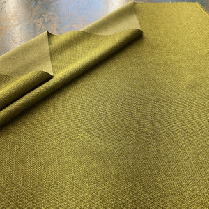 Hudson in Scallion | Upholstery Fabric | Basketweave | Citron Green | 100% Polyester | Medium Weight | Nassimi | 54" Wide | By the Yard