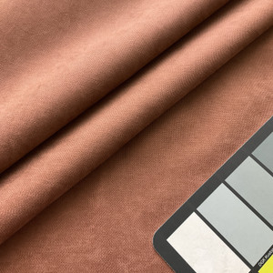 Walker in Cinnamon | Upholstery Fabric | Cinnamon Brown Microfiber | 100% Polyester | Medium Weight | Nassimi Brand | 54" Wide | By the Yard