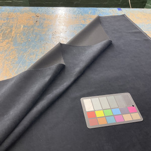 Walker in Raven | Upholstery Fabric | Black Microfiber | 100% Polyester | Medium Weight | Nassimi Brand | 54" Wide | By the Yard