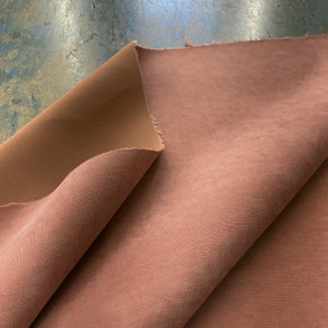 Walker in Rose Petal | Upholstery Fabric |  Coral Pink Microfiber | 100% Polyester | Medium Weight | Nassimi Brand | 54" Wide | By the Yard