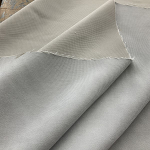 Walker in Serene | Upholstery Fabric | Light Grey Microfiber | 100% Polyester | Medium Weight | Nassimi Brand | 54" Wide | By the Yard