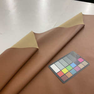 Nassimi Classic in Mustang / Orangeish Brown | Premium Upholstery Vinyl | Auto / Commercial / Home | Extra Durable | 54" Wide | BTY