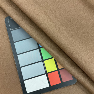 2.75 Yard Piece of Chocolate Brown Coating Wool | Wool / Poly Blend | Brushed Soft Wool | 20oz | 60" Wide | DYE LOTS MAY VARY