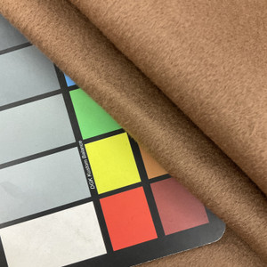 2.75 Yard Piece of Chocolate Brown Coating Wool | Wool / Poly Blend | Brushed Soft Wool | 20oz | 60" Wide | DYE LOTS MAY VARY