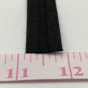 SUNBRELLA 3/4 INCH BIAS BINDING IN Black 4608-0000 BY THE YARD/ ROLL