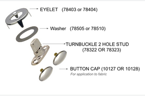 SILVER DURABLE SNAP CAP 11/64" Stainless Steel | 10128 |