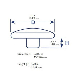 SILVER DURABLE SNAP CAP 11/64" Stainless Steel | 10128 |