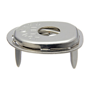 CURTAIN FASTERNER | LTD SOCKET 7/32” LEG Nickel/Brass | 16205