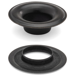 SIZE 4 GROMMET & WASHER 1/2” Black