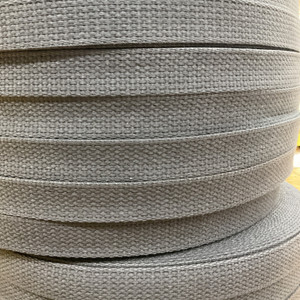 1 INCH Black Light Weight Cotton Webbing / Bag Straps / Edging | By The Yard