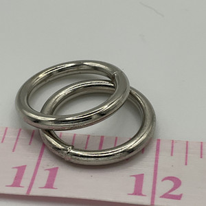 1 Inch Welded Silver Ring | Hardware