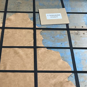 Tan | Full Grain Leather Cowhide | 22 Square Feet | 3 Ounce / 1.2 mm