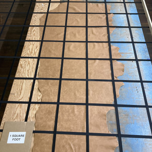 Tan | Full Grain Leather Cowhide | 22 Square Feet | 3.5 Ounce / 1.4 mm