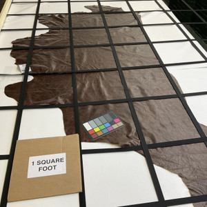 Vintage Worn Look in Espresso Brown | Full Grain Leather | 14 Square Feet | 2.5 Ounce / 1 mm