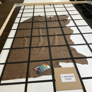 Cetus in Cognac Brown | Full Grain Leather Cowhide | 19 Square Feet | 4 Ounce / 1.5 mm