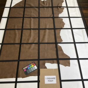 Cetus in Cognac Brown | Full Grain Leather Cowhide | 19 Square Feet | 4 Ounce / 1.5 mm