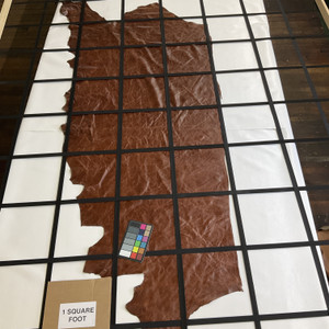 Vintage Worn Look in Harness Brown | Full Grain Leather | 20 Square Feet | 3.5 Ounce / 1.3 mm