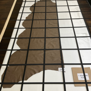 Nice Fed in Cork Brown | Supple Leather Cowhide | 21 Square Feet | 2.5 Ounce / 1.1 mm