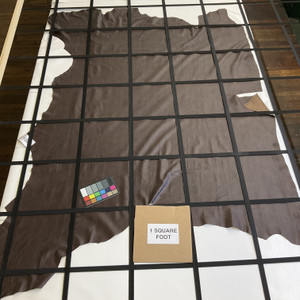 Dark Brown | Supple Leather Cowhide | 27 Square Feet | 3 Ounce / 1.3 mm