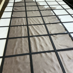 Taupe Brown | Light Grain Leather Cowhide | 24 Square Feet | 2.5 Ounce / 1 mm