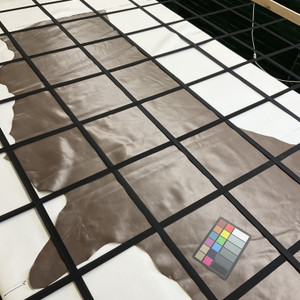 Canyon in Coffee Quartz | Patent Leather Cowhide | 17 Square Feet | 3 Ounce / 1.3 mm