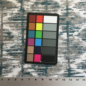 1.25 Yard Piece of Abstract Diamonds Blue / White / Taupe | Sunbrella Upholstery Fabric | 54 Wide