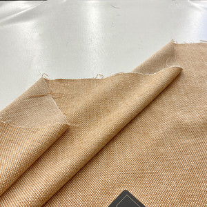 Dial in Salmon | Europatex Upholstery Fabric | Orangish Brown / White Checkered Basketweave | Heavyweight | 57" Wide | By the Yard